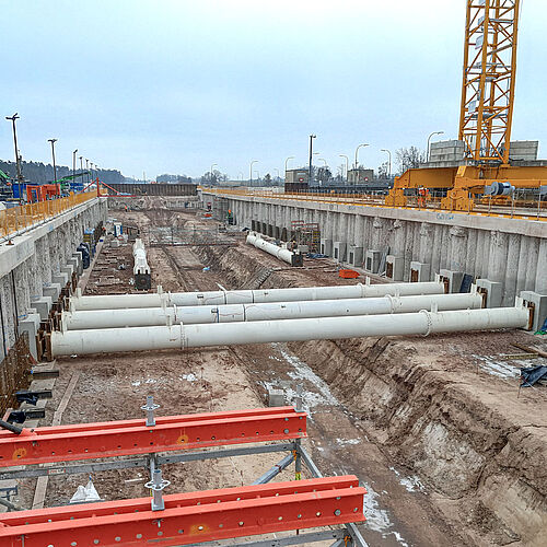 Baugrube Kriegenbrunn