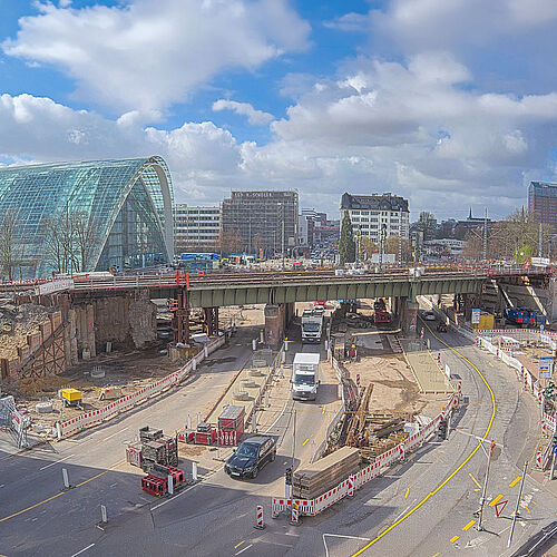 TdA Erneuerung Eisenbahnbrücken Anckelmannsplatz